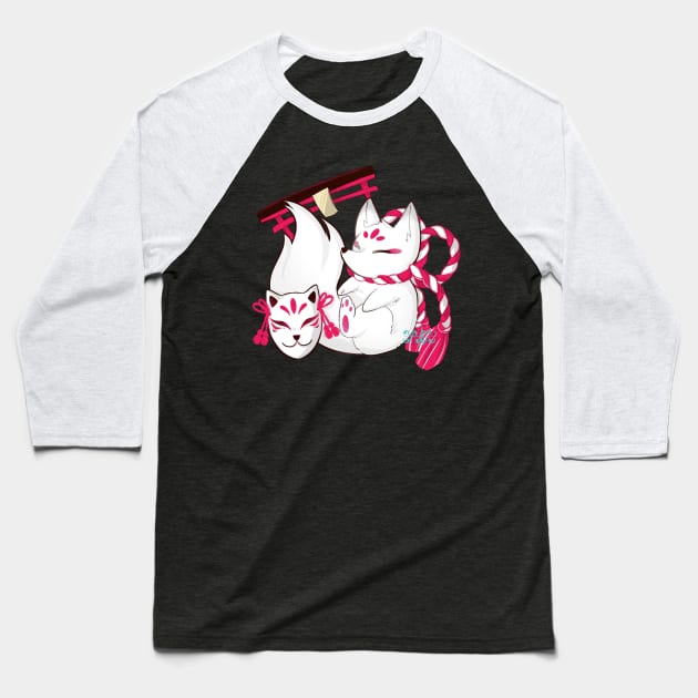 So Fluffy Baseball T-Shirt by Sagurin